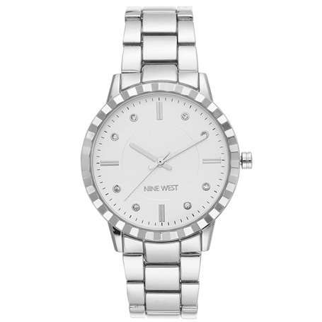NINE WEST Montre Bracelet ornée de Cristaux pour Femme