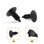 ANBOO 100 Clips de Fixation Voiture Universels Noirs,Rivet Clips Plastique pour Panneaux de Portes, Ailes et Pare-Chocs de Voitu