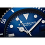 Stuhrling Original Édition Limitée pour Homme Montre de Plongée à Cadran Bleu Foncé à Mouvement Automatique 200M Résistant Brace