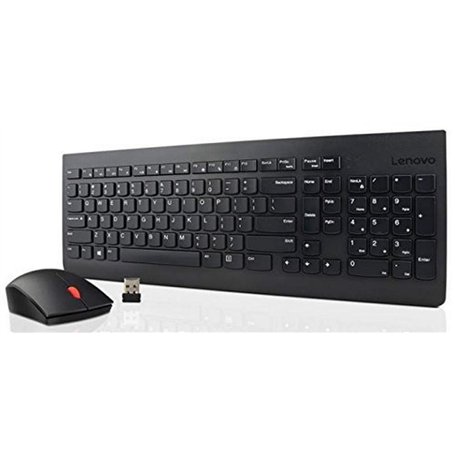 Lenovo Essential Wireless Combo - Ensemble Clavier et Souris - sans Fil - 2.4 GHz - pour S510