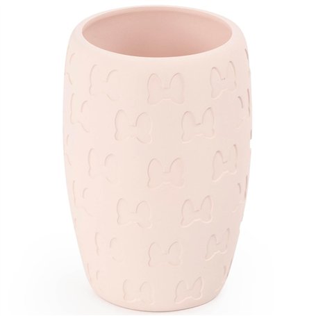 Jay Franco Gobelet Brosse à Dents et Maquillage Design Disney Minnie Mouse - Verre réutilisable Porte-Brosse à Dents - Pot à Cra