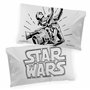 Jay Franco Star Wars Comic 100% Coton Ensemble Housse de Couette Lit Simple – Comprend Une Taie d’Oreiller 50 x 70 cm