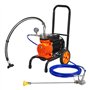 VEVOR Pulvérisateur sans Air Haute Pression à Membrane, Pistolet de Peinture sur roulettes 900 W, 1800 PSI, 1,8 L/Min, avec Barr