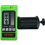VEVOR Récepteur Laser pour Niveau Laser Portée Travail 60 m Détecteur Laser Vert Faisceau Rouge pour Lasers Ligne Pulsée Signal