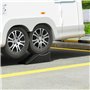 VEVOR Rampe d’Accès Voiture, 1 Rampe à Profil Bas, Capacité de Chargement de 9 tonnes, Rampe de Voiture de Hauteur de Levage 14 