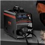 VEVOR Poste à Souder MIG, 160 A, Machine de Soudage Synergique Soudeuse Portable Multi-processus MIG sans Gaz au Gaz MMA Lift TI