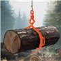 VEVOR Pince Forestière pour Troncs 710 mm, Pince de Levage pour Bois Bûches Grumes Pivotante 2 Griffes Capacité de Levage 500 kg