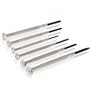 Lot de 6 mini tournevis, tournevis de réparation de lunettes, kit d'outils de réparation de précision avec 6 tournevis plats et 