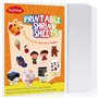 Auihiay 12 feuilles de plastique rétractable imprimables