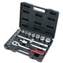 KS TOOLS 911.0620 COFFRET DE DOUILLES KS F6 1/2, 20 pcs 10 à 32 mm - coffret composite -