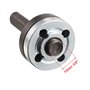 sourcing map Perceuse 10 mm 3/8" Adaptateur de mandrin support de disquee pour meuleuse d'angle 2 Ensembles de clés 3 en 1