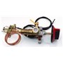METER STAR 100000BTU LPG/NG Brûleur pilote de soupape d'admission de cuisinière à gaz avec thermocouple M10 x 1 de 0,9 m et fil