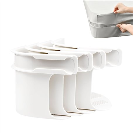 4 Pièces Supports de Draps-Housses pour Coins Kit