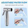 Puasok Douchette de Bidet pour Toilettes, Douchette Toilette WC en Acier Inoxydable 304 Pulvérisateur de Bidet avec Tuyau de 3 M
