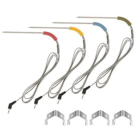 Bowarepro Lot de 4 sondes de rechange pour barbecue Weber Igrill 2 Igrill Mini Igrill 3 - Kit de rechange pour barbecue à viande