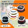 Bowarepro Lot de 4 sondes de rechange pour barbecue Weber Igrill 2 Igrill Mini Igrill 3 - Kit de rechange pour barbecue à viande
