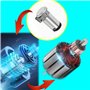 YIYDA Klaxon de camion Air Horn 24V Klaxon pneumatique Klaxon de voiture argent Haut-parleur 165db Horn Chrome Zinc Double tube