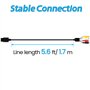OSTENT Câble Vidéo HD Vidéo Composite S-Vidéo RCA AV Compatible pour Nintendo 64 N64 SNES SFC NGC