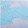 CEILIWEN Lot de 100 serviettes de table en papier de qualité supérieure - Bleu layette - 33 x 33 cm - Élégantes couleurs unies -
