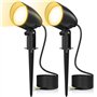 LINKE Spot LED Extérieur Jardin avec Piquet 20W