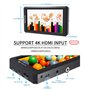 Feelworld F6 + Batterie + Chargeur de Batterie + Cordons Micro et Mini HDMI 5,7 Pouces FHD IPS sur caméra 4K Moniteur HDMI avec