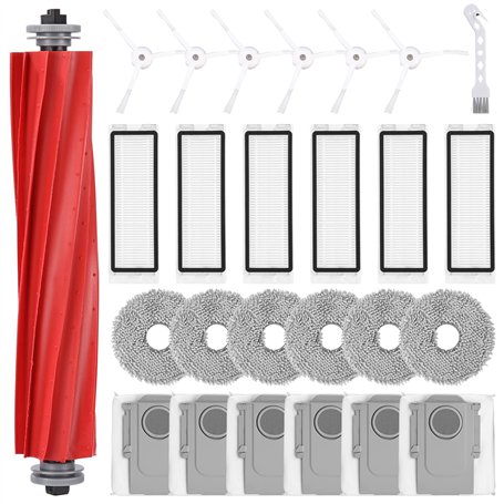 26 Kit Pièces d'rechange Compatible pour Roborock Q Revo PRO/Q Revo S/Q Revo MaxV