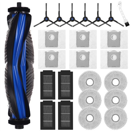 24 Kit Pièces d'rechange Compatible pour ECOVACS DEEBOT T50 Max / T50 Pro / T50 Omni / T50 Pro Omni / T50 Max Pro