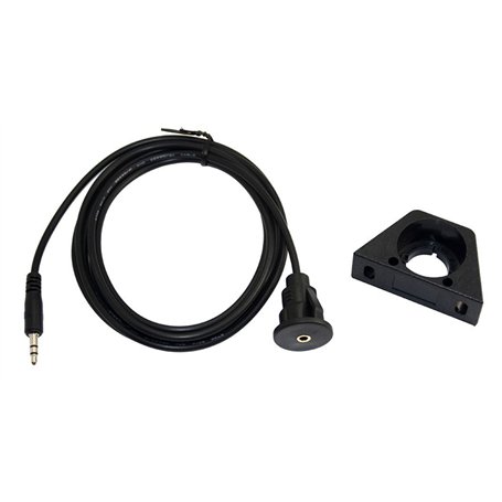 zdyCGTime 3.5 mm mâle vers 3.5 mm femelle de voiture camion Tableau de bord étanche Montage encastré 3.5 mm 1/20