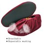 DODUOS 5pcs Couvre-Chaussures Réutilisables,Couvre-Chaussures Antidérapants Lavables,Couvre-Chaussures Anti-poussière,Couvre-Cha