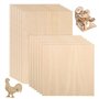 Lot de 12 feuilles de contreplaqué vierges de 1