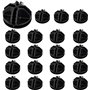 AFASOES 20 Pcs Connecteurs en Plastique Cube de Grille Connecteurs Organizer Connecteur Emboîtable Faciel a Utiliser pour Armoir
