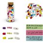 Capsules de Lettres D'amour Happy Pills Capsules Papier