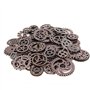 Awtlife 300 Gram Assorted Vintage Antique Steampunk Gears Charms Montre Roue dentée Set 5 Couleur