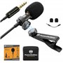 Professionnelle Lavalier Lapel Microphone Omnidirectionnel avec système Easy Clip on