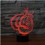 3D Gant de Boxe LED Lampe Art Déco Lampe LED Décoration Lumière Contrôle à distance 7/16 Couleurs Change Alimenté par USB Enfant
