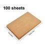 Lot de 100 feuilles de papier sulfurisé Baltt - Revêtement anti-adhésif - Papier sulfurisé - Pour la cuisson - Papier ciré pour 
