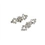2 x Cristal Charm Strass Boucle Strass Décoration Clips pour Chaussures de Mariage