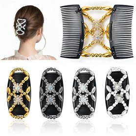 HEKOBAG 4 Pcs Peigne à Cheveux Magique