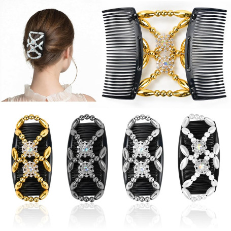 HEKOBAG 4 Pcs Peigne à Cheveux Magique