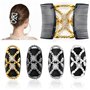 HEKOBAG 4 Pcs Peigne à Cheveux Magique