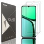 Tzstz 3 Pièces Verre Trempé D'écran Protecteur pour realme C61 6.74" Dureté 9H Anti Rayures HD Film de Protection D'écran