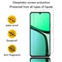 Tzstz 3 Pièces Verre Trempé D'écran Protecteur pour realme C61 6.74" Dureté 9H Anti Rayures HD Film de Protection D'écran