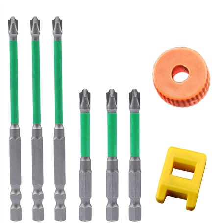 Lot Spécial pour Electriciens Tournevis: Nizirioo Haute Dureté Tournevis Torx Avec Magnétiseur de Tournevis et Anneau de Magnéti