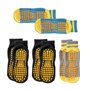 HDGSAFD 4 Paires De Chaussettes Antidérapantes Pour Enfants