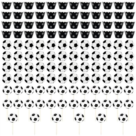 HDGSAFD 48 Pièces De Bordures De Gâteau De Football