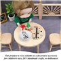 CVDYWDJIE 8 Ensembles De Modèles De Vaisselle Et 8 Tasses De Modèles De Jus, Vaisselle Miniature Simulée, Accessoires De Maison 