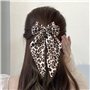 2 Pinces À Cheveux À Imprimé Léopard Et 2 Élastiques À Cheveux À Imprimé Léopard, Pinces À Cheveux Avec Nœud, Élastiques À Cheve