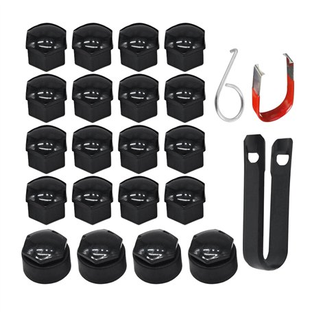 MEMOFYND 1 jeu de cache-écrous de roue de voiture de 17 mm