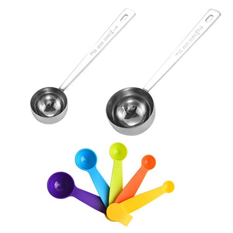 OAOSDH 2 Pièces en Acier Inoxydable À Mesurer des Cuillères