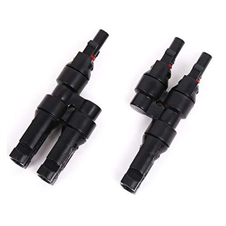 Xrten 1 Paire Y Panneau Solaire Connecteurs